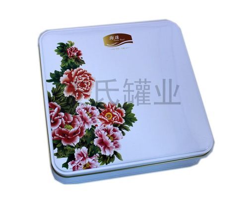 礼承匠心 长方形金属铁皮盒演绎苹果园月饼的高端定制美学